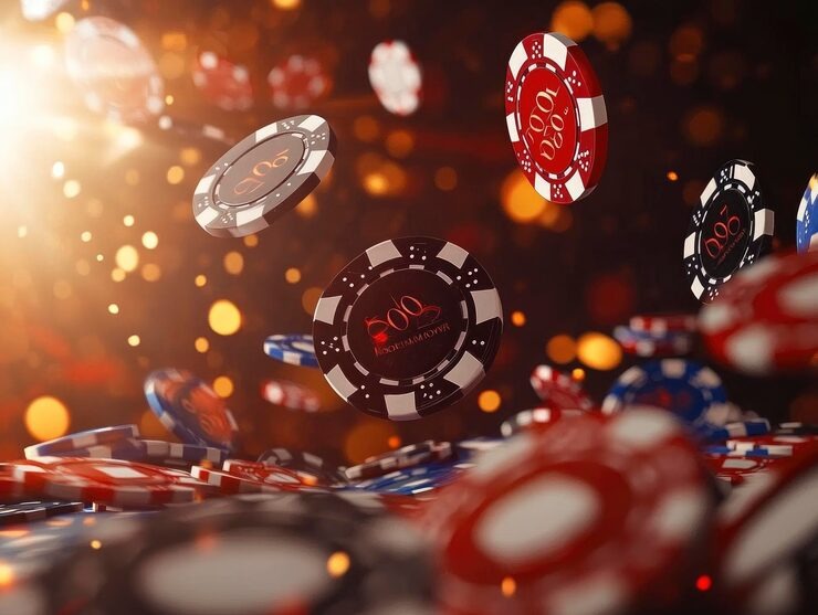 Bandar Poker live dealer table at maskapaitoto with card layout and betting positions